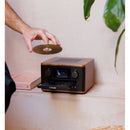 Pure Classic C-D4 DAB DAB+ FM Radio with CD Player and Bluetooth - Coffee Brown Walnut Brown