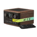 Pure Classic C-D4 DAB DAB+ FM Radio with CD Player and Bluetooth - Coffee Brown Walnut Brown