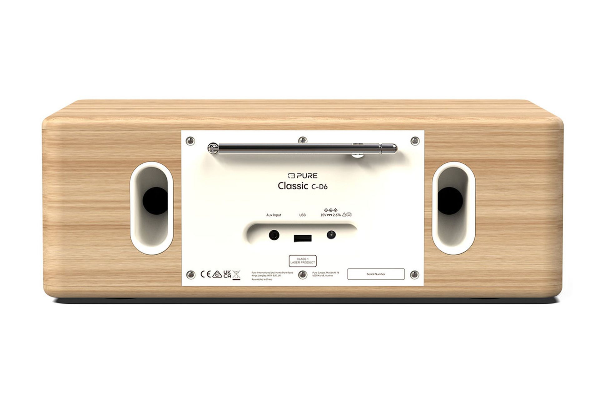Pure Classic C-D6 DAB+ FM Radio with Bluetooth CD Player Cotton White - Clearance
