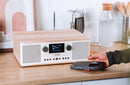 Pure Classic C-D6 DAB+ FM Radio with Bluetooth CD Player Cotton White - Clearance