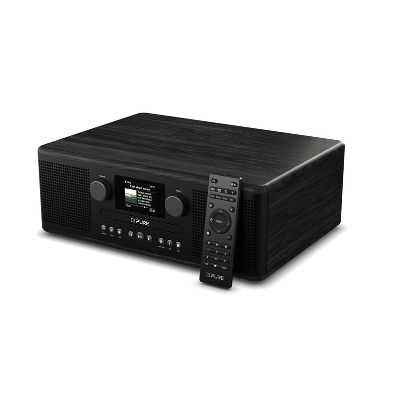 Pure Classic C-D6i  All in One Internet Radio with DAB+ FM Bluetooth CD Player Stereo Sound System Black
