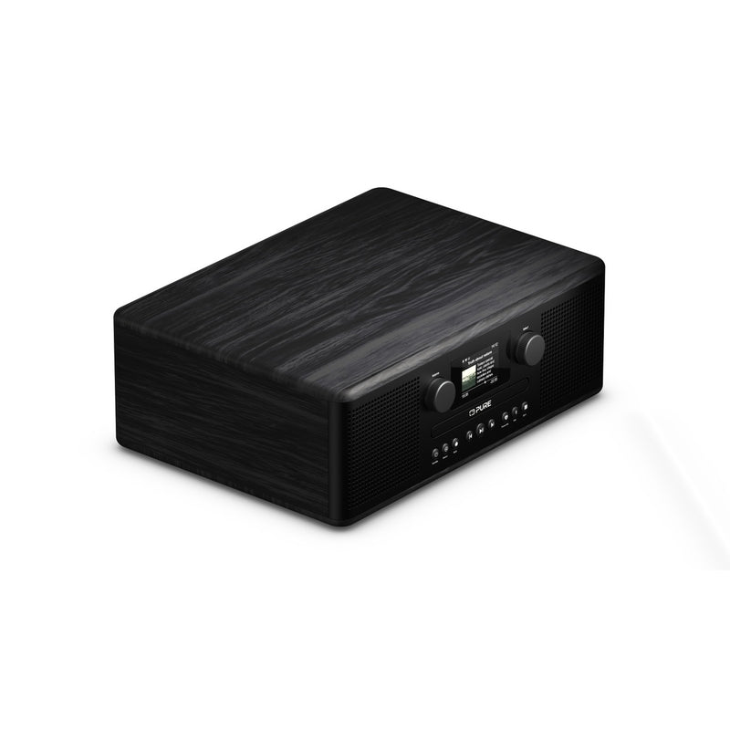 Pure Classic C-D6i All in One Internet Radio with DAB+ FM Bluetooth CD Player Stereo Sound System Black - Ex -Display Clearance