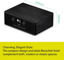 Pure Classic C-D6i All in One Internet Radio with DAB+ FM Bluetooth CD Player Stereo Sound System Black - Ex -Display Clearance