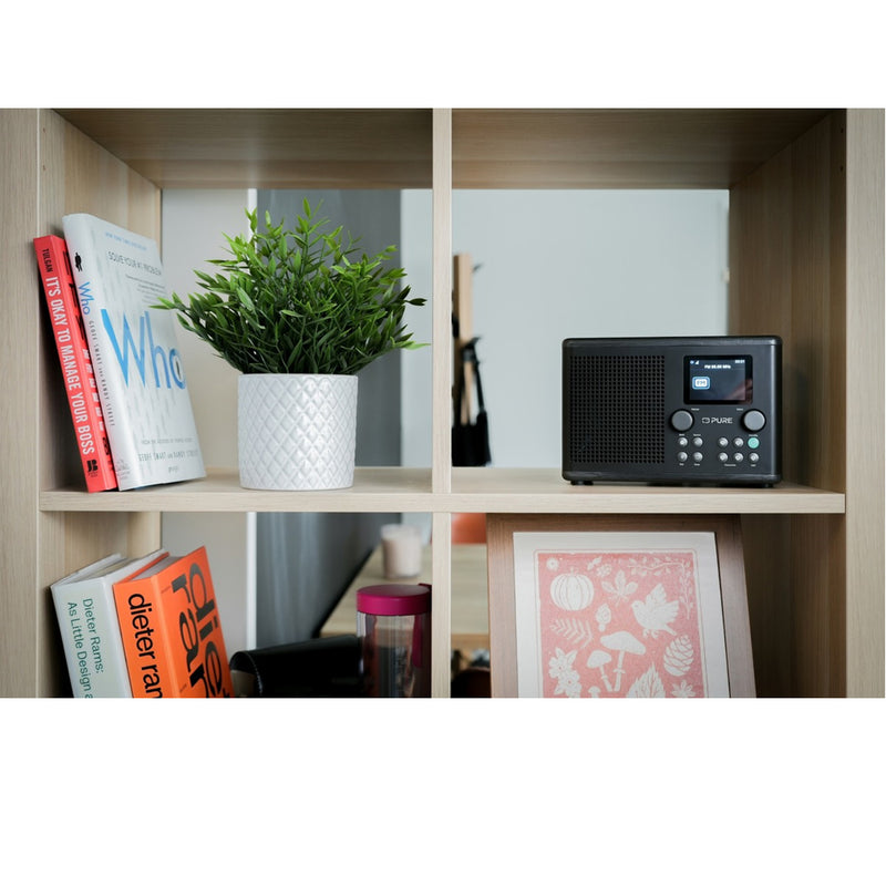 Pure Classic H4i Compact DAB+ FM Internet Radio with Bluetooth - Black