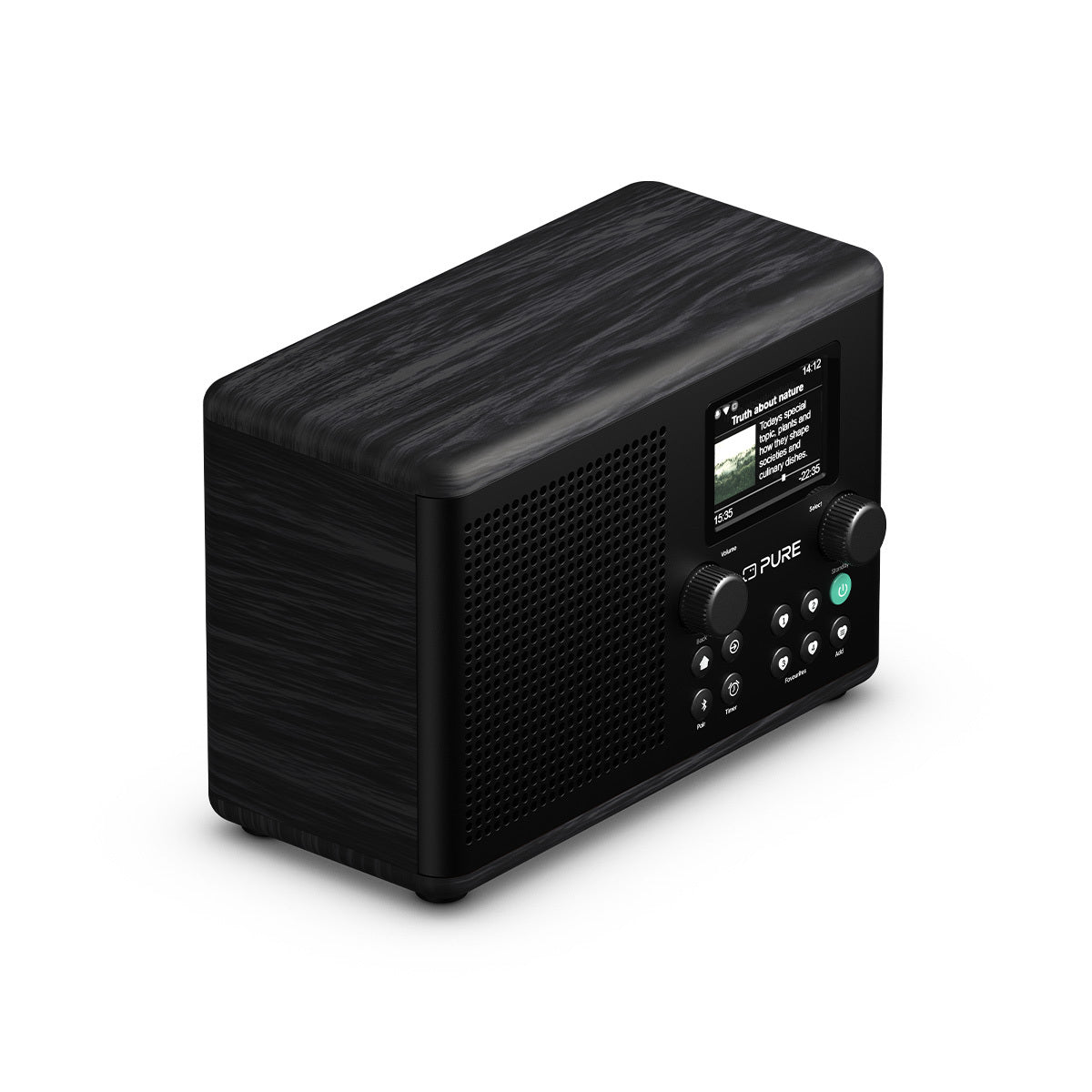 Pure Classic H4i Compact DAB+ FM Internet Radio with Bluetooth - Black