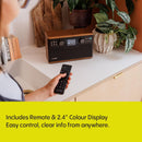 Pure Classic H6 DAB DAB+ FM Stereo Digital Radio with Bluetooth - Coffee Brown Walnut Brown