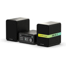 Pure Classic Stereo Mini DAB DAB+ FM Radio with Bluetooth CD Player Micro Stereo System Black Black
