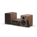 Pure Classic Stereo Mini DAB DAB+ FM Radio with Bluetooth CD Player Micro Stereo System Coffee Brown Walnut Brown