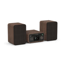 Pure Classic Stereo Mini DAB DAB+ FM Radio with Bluetooth CD Player Micro Stereo System Coffee Brown Walnut Brown