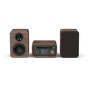 Pure Classic Stereo Mini DAB DAB+ FM Radio with Bluetooth CD Player Micro Stereo System Coffee Brown Walnut Brown