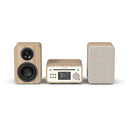 Pure Classic Stereo Mini DAB DAB+ FM Radio with Bluetooth CD Player Micro Stereo System Cotton White White