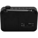 Pure Elan One2 Portable Dab+ Radio with Bluetooth Charcoal Black Black