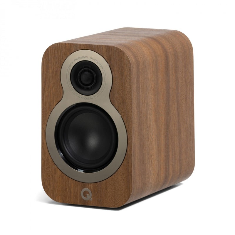 Q Acoustics 3010c Bookshelf Speakers Pair Pin Oak Oak