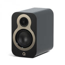 Q Acoustics 3010c Bookshelf Speakers Pair Satin Black Satin Black