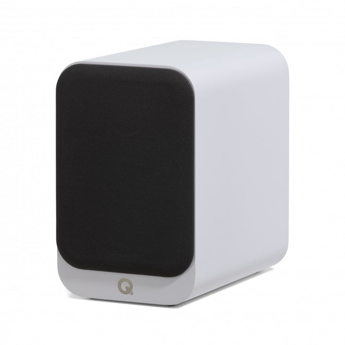 Q Acoustics 3020c Bookshelf Speakers Pair Satin White Satin White