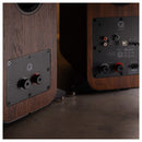 Q Acoustics M40 Powered Bluetooth Floorstanding Speakers Pair Walnut Walnut