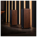 Q Acoustics M40 Powered Bluetooth Floorstanding Speakers Pair Walnut Walnut