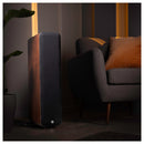 Q Acoustics M40 Powered Bluetooth Floorstanding Speakers Pair Walnut Walnut