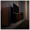 Q Acoustics M40 Powered Bluetooth Floorstanding Speakers Pair Walnut Walnut