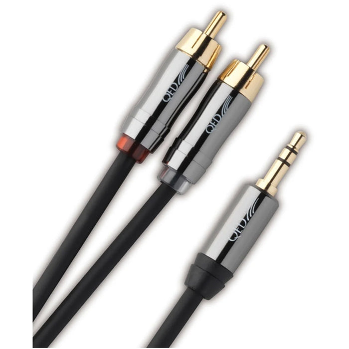 QED QE6500 Performation J2P Jack to Phono 1.5M Cable in Graphite
