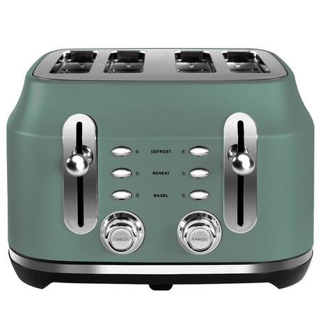 Rangemaster RMCL4S201MG Classic 4 Slice Toaster Mineral Green Mineral Green
