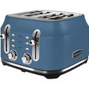 Rangemaster RMCL4S201SB Classic 4 Slice Toaster - Stone Blue Blue
