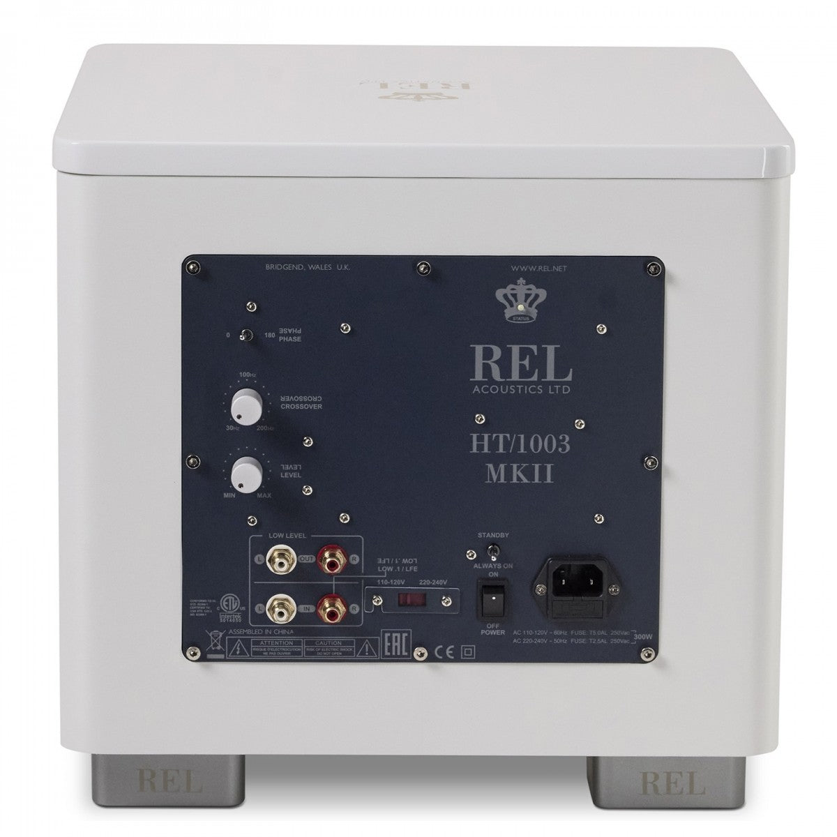 REL HT 1003 MKII 300 Watt Subwoofer - White White