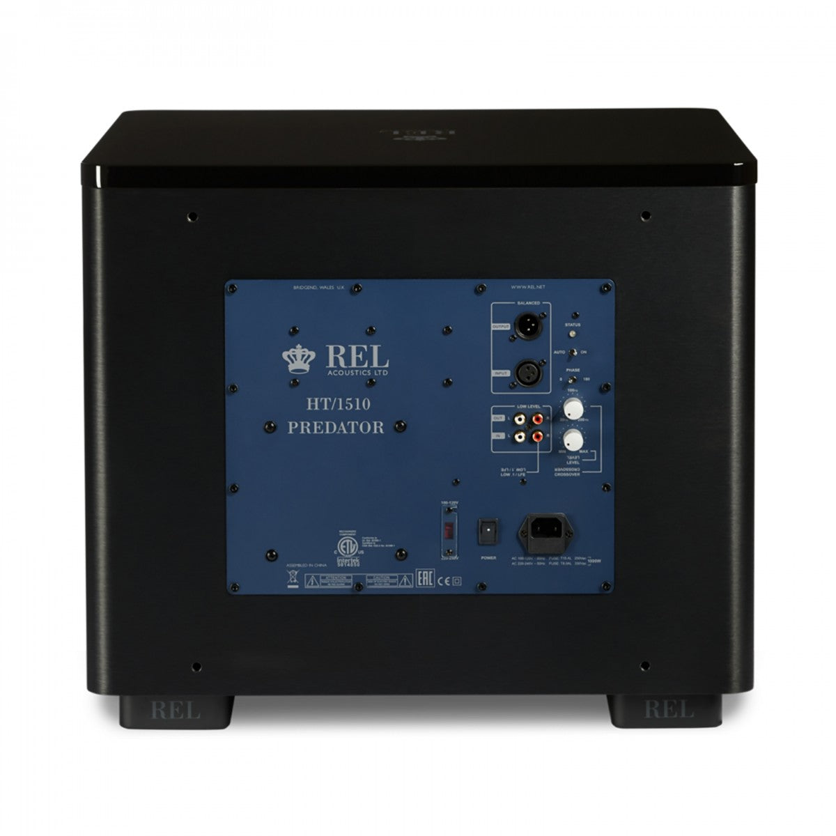 REL HT 1510 Predator 1000 Watt Subwoofer - Black Black