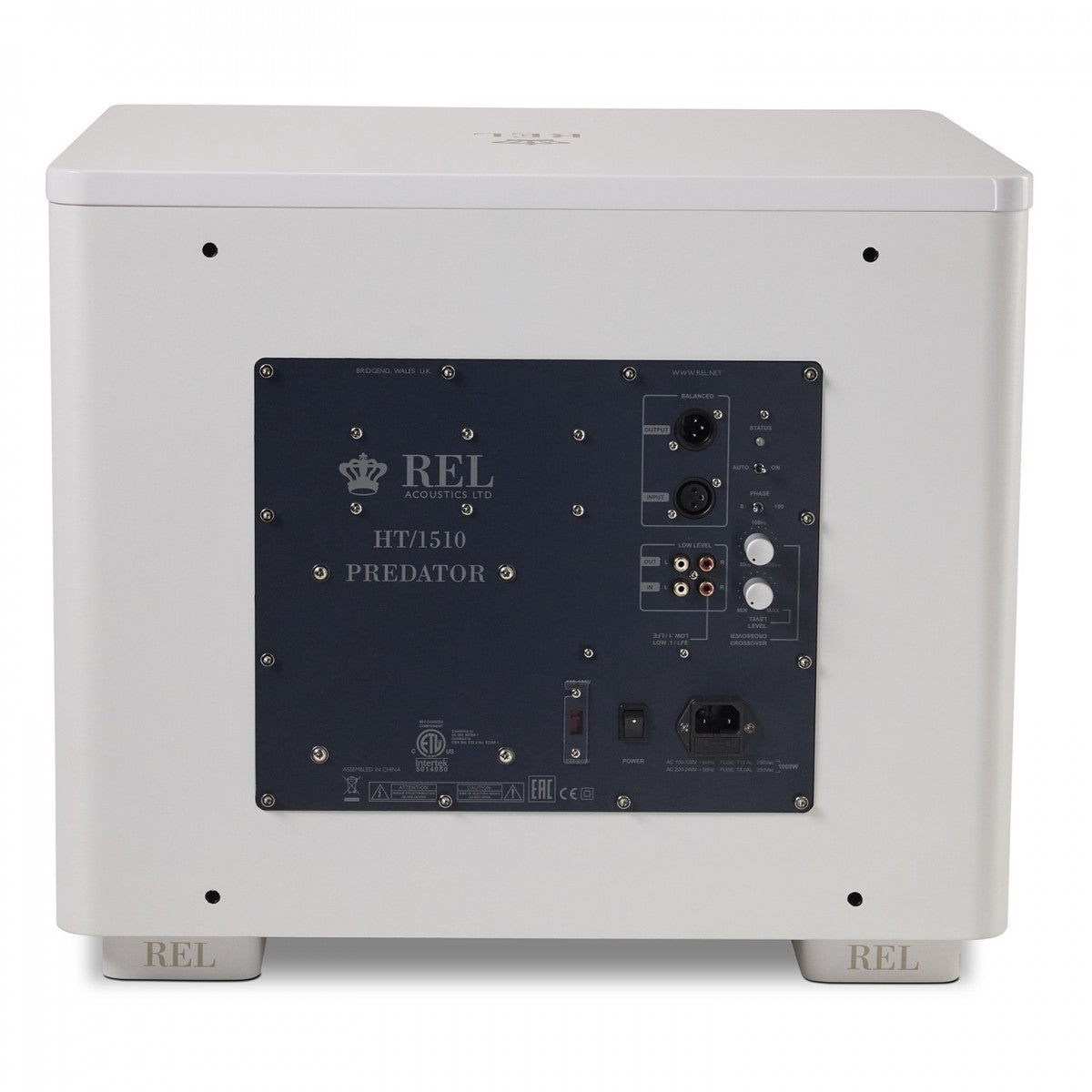 REL HT 1510 Predator 1000 Watt Subwoofer - White White