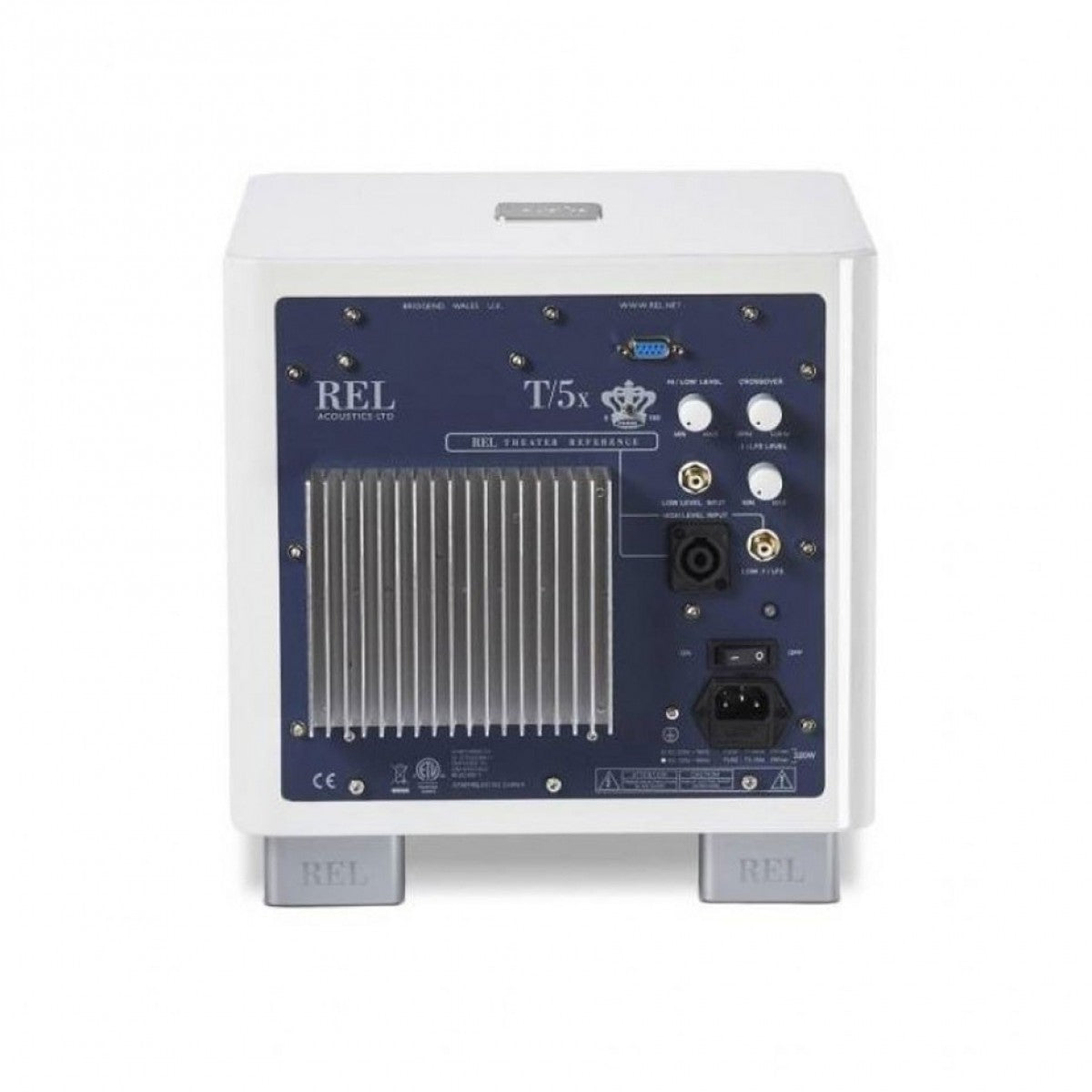 REL T5x 125 Watt Subwoofer - White White