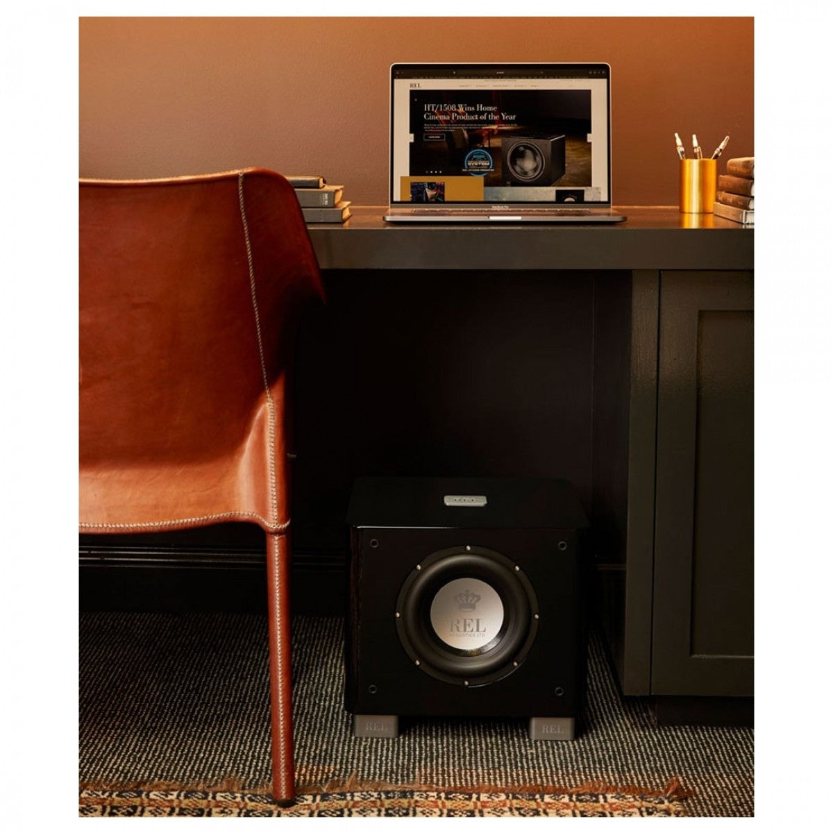 REL T7x 200 Watt Subwoofer - Black Black