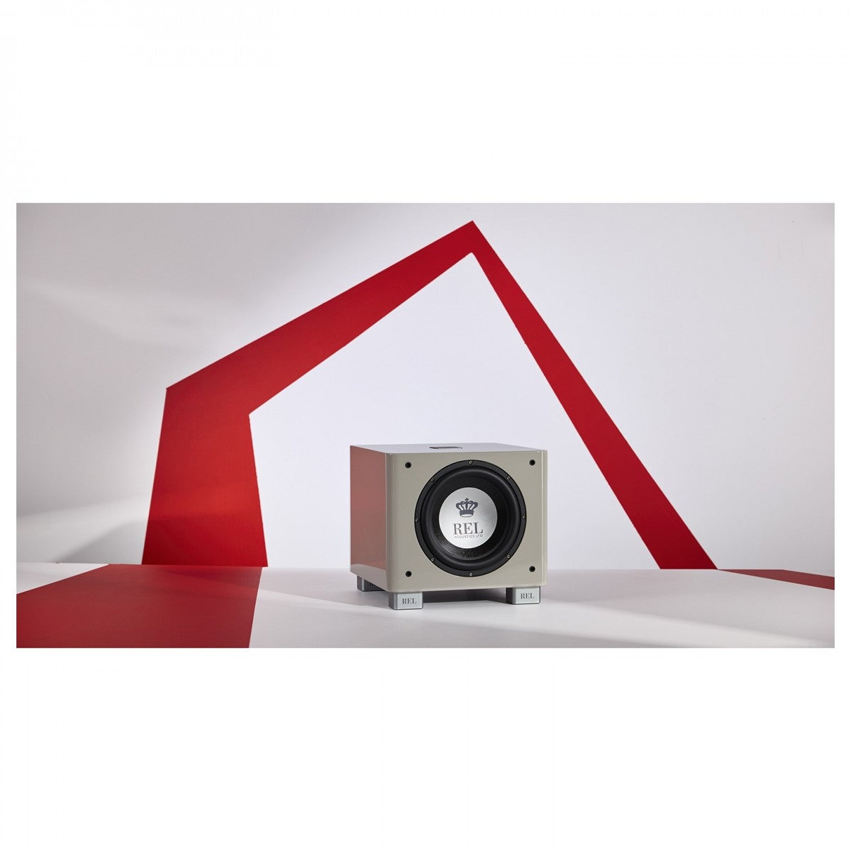 REL T9x 300 Watt Subwoofer - Grey Grey