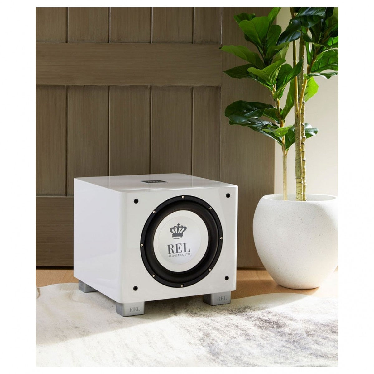 REL T9x 300 Watt Subwoofer - White White