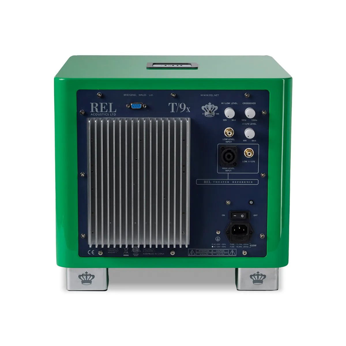 REL T9x SE 300 Watt Subwoofer - Green with Envy Green