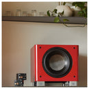 REL T9x SE 300 Watt Subwoofer - Italian Racing Red Red