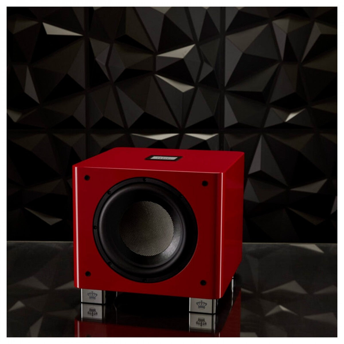 REL T9x SE 300 Watt Subwoofer - Italian Racing Red Red