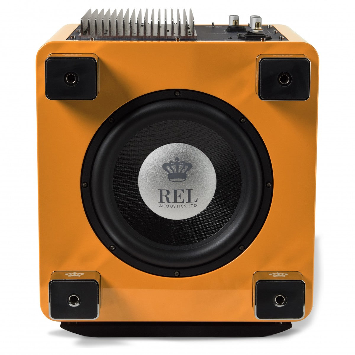 REL T9x SE 300 Watt Subwoofer - Tangerine Dream Orange