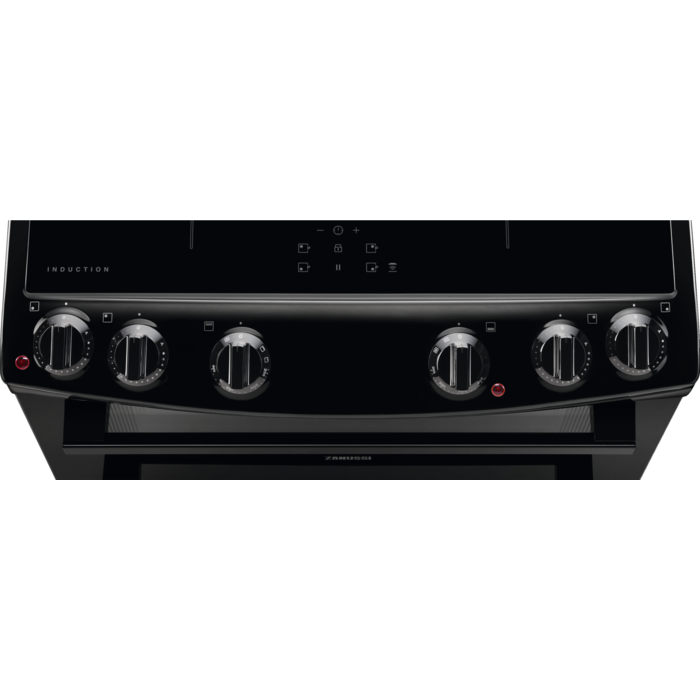 Zanussi ZCI66080BA Induction Electric Cooker with Double Oven