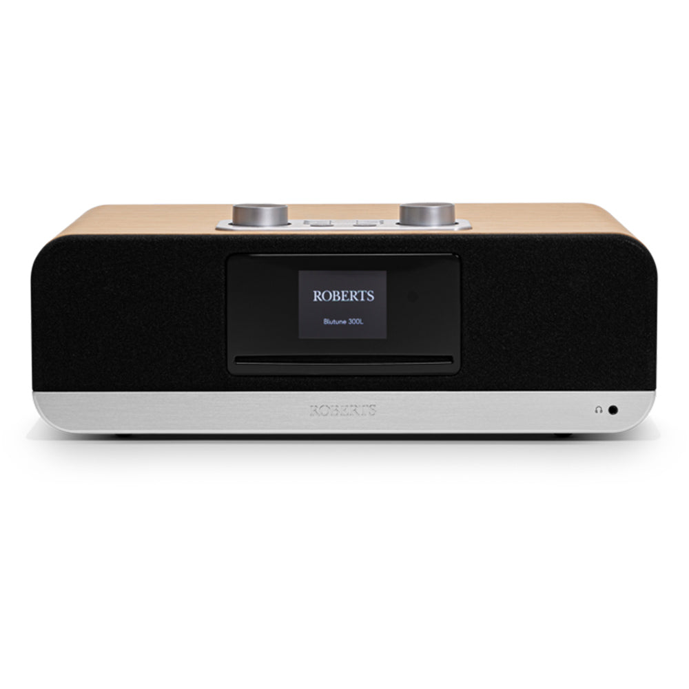 Roberts Blutune 300L DAB DAB+ Bluetooth CD USB Sound System Cherry Wood Cherry Wood