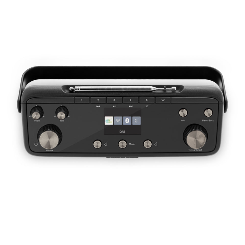 Roberts Blutune 7 DAB+ FM Bluetooth Portable Stereo Radio - Black Black