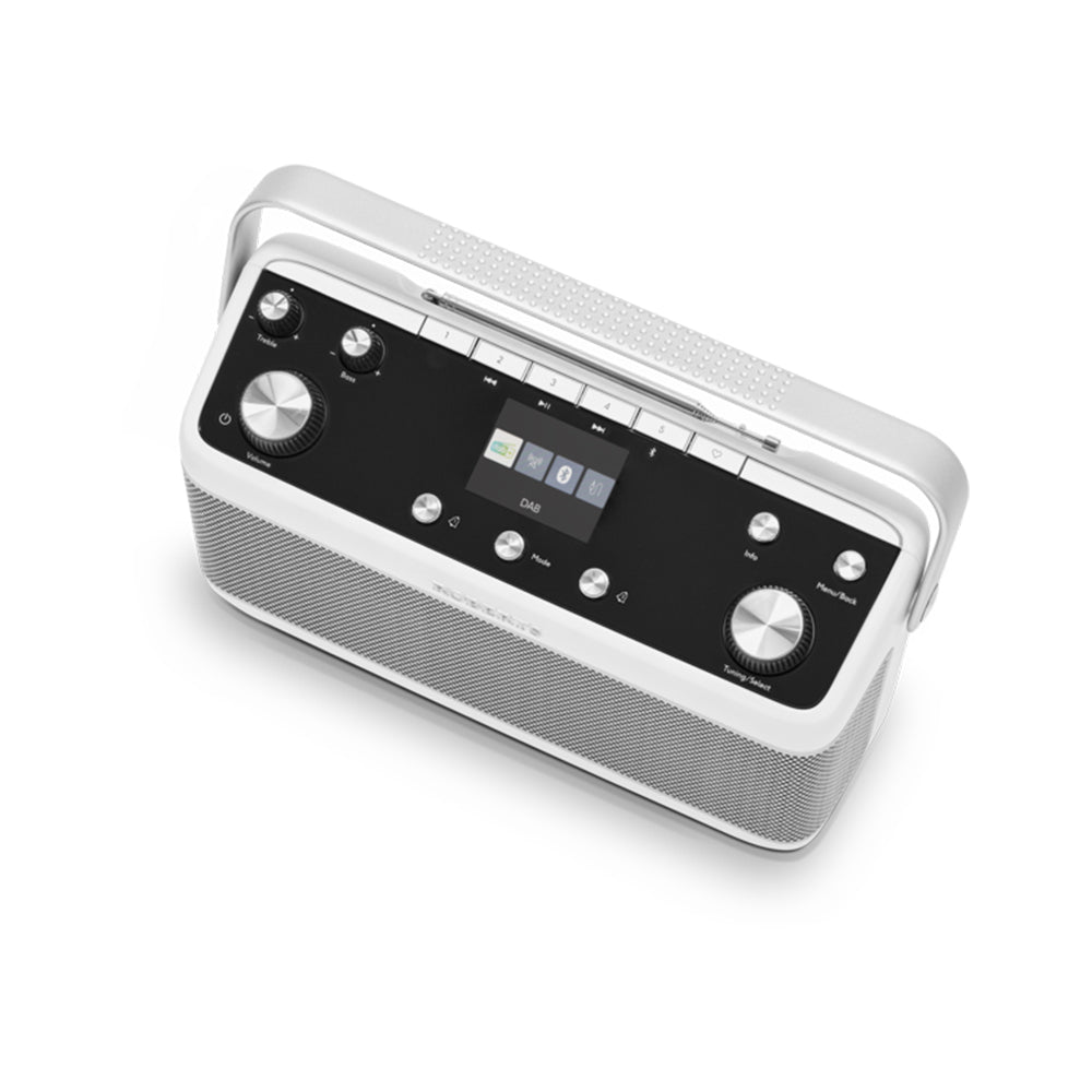 Roberts Blutune 7 DAB+ FM Bluetooth Portable Stereo Radio - White White