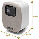 Roberts Ortus 5 DAB DAB+ FM RDS Bedside Radio with Bluetooth White White