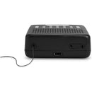 Roberts Ortus DAB DAB+ FM Bedside Alarm Clock Radio Black Black
