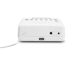 Roberts Ortus DAB DAB+ FM Bedside Alarm Clock Radio White White