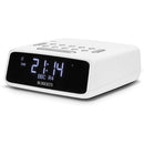 Roberts Ortus DAB DAB+ FM Bedside Alarm Clock Radio White White