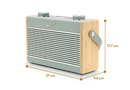 Roberts Rambler Classic DAB DAB+ FM RDS Bluetooth Radio Duck Egg Duck Egg