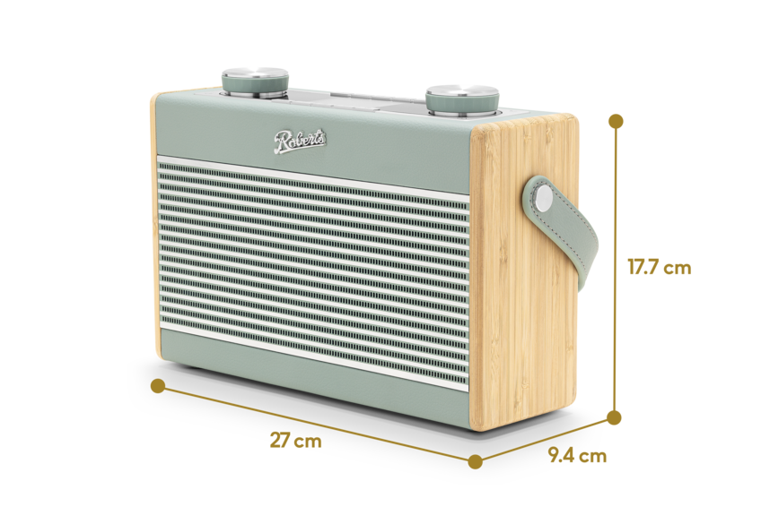 Roberts Rambler Classic DAB DAB+ FM RDS Bluetooth Radio Duck Egg Open Box Clearance