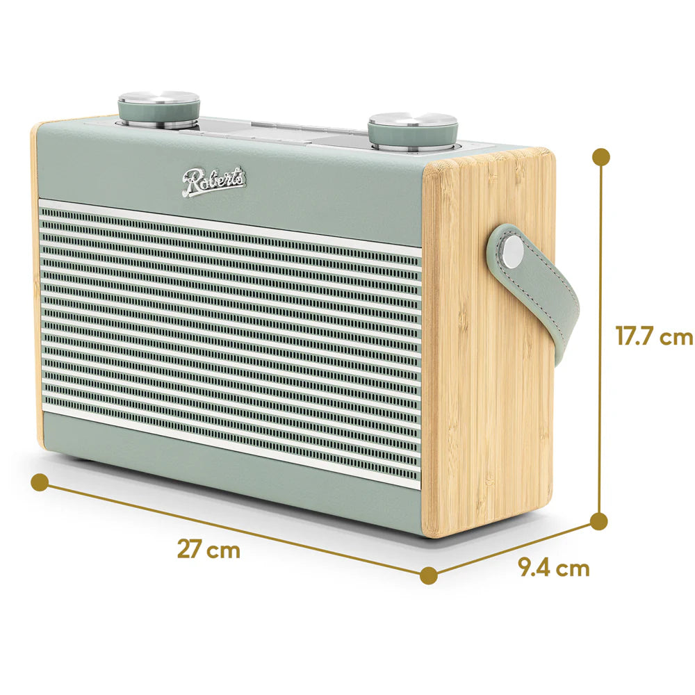 Roberts Rambler Max Stereo DAB DAB+ FM RDS Internet Bluetooth Digital Radio Duck Egg Open Box Clearance