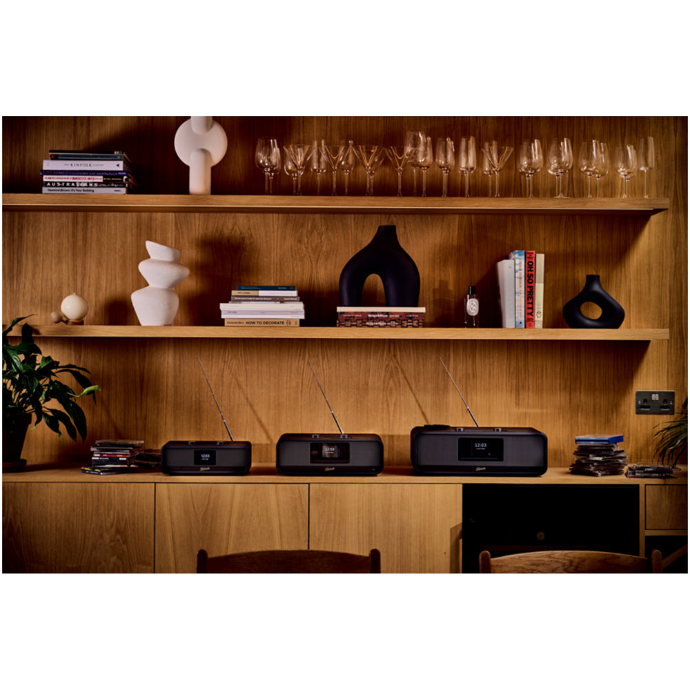 Roberts Revere 100 Sound System DAB+/FM Bluetooth Stereo Music System Black