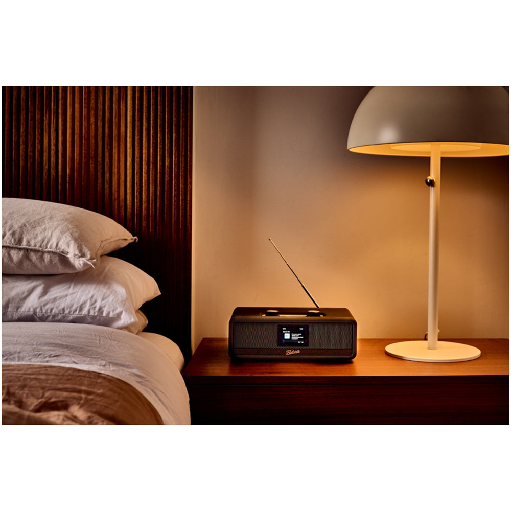 Roberts Revere 100 Sound System DAB+/FM Bluetooth Stereo Music System Black